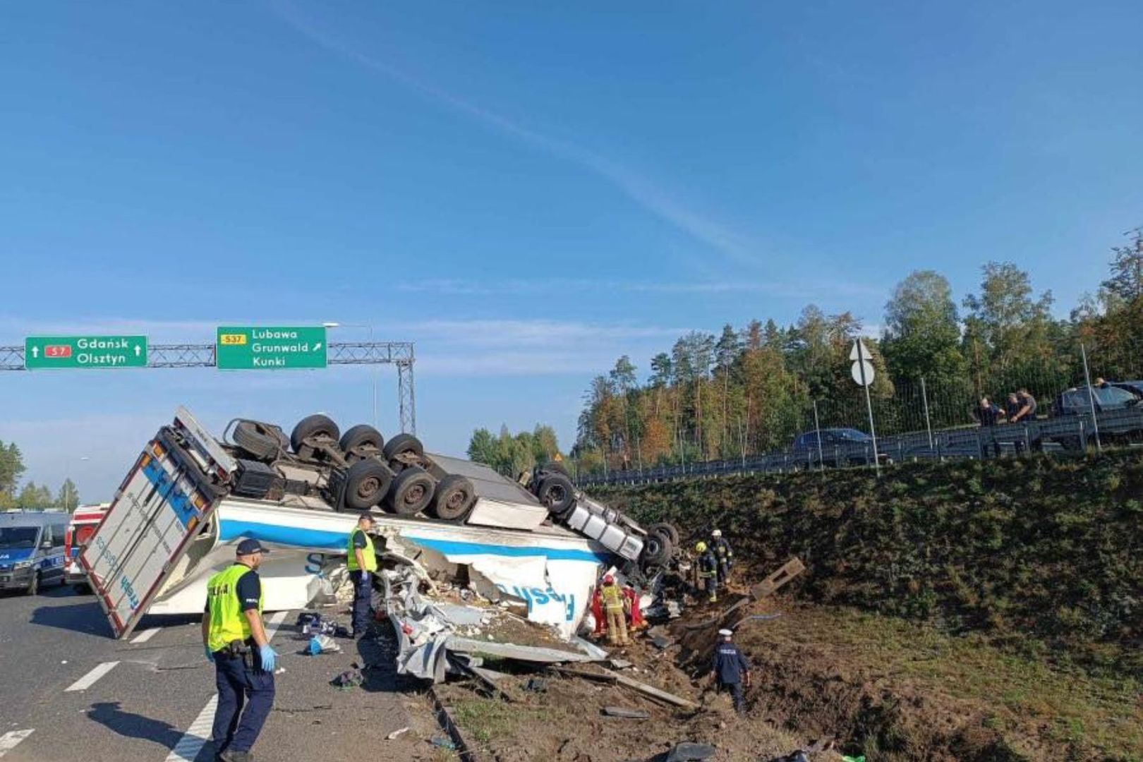 Potworny wypadek na trasie S7. Nie żyją 3 osoby