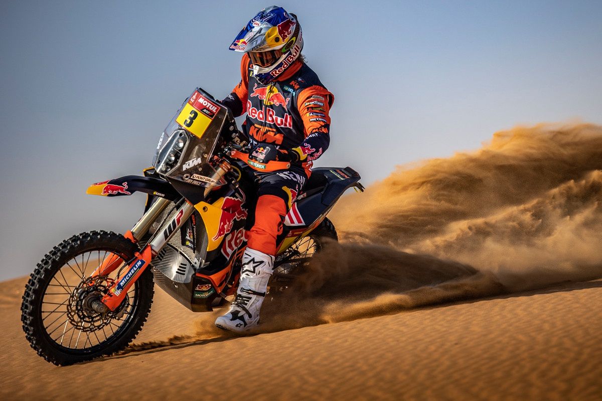 Toby Price i jego rajdowy KTM 450 Rally