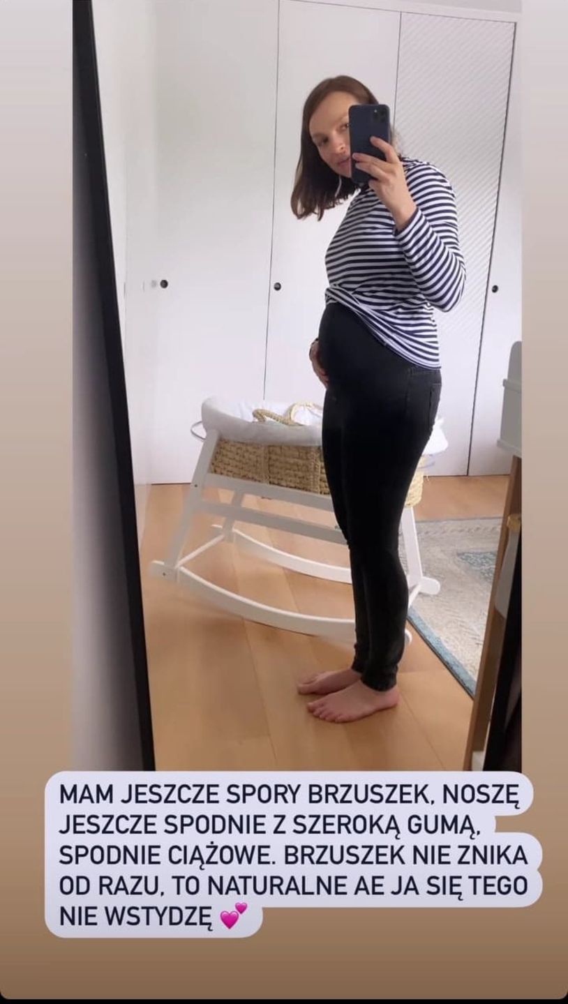 Anna Starmach prezentuje brzuch po ciąży