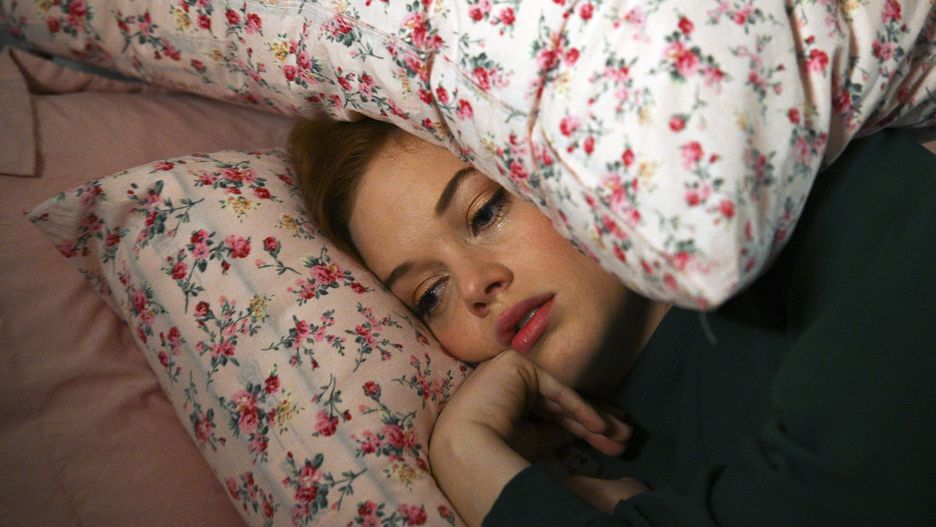 Sleeping in bed