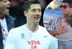 Robert Lewandowski z córką na rękach. "Najlepsze chwile"