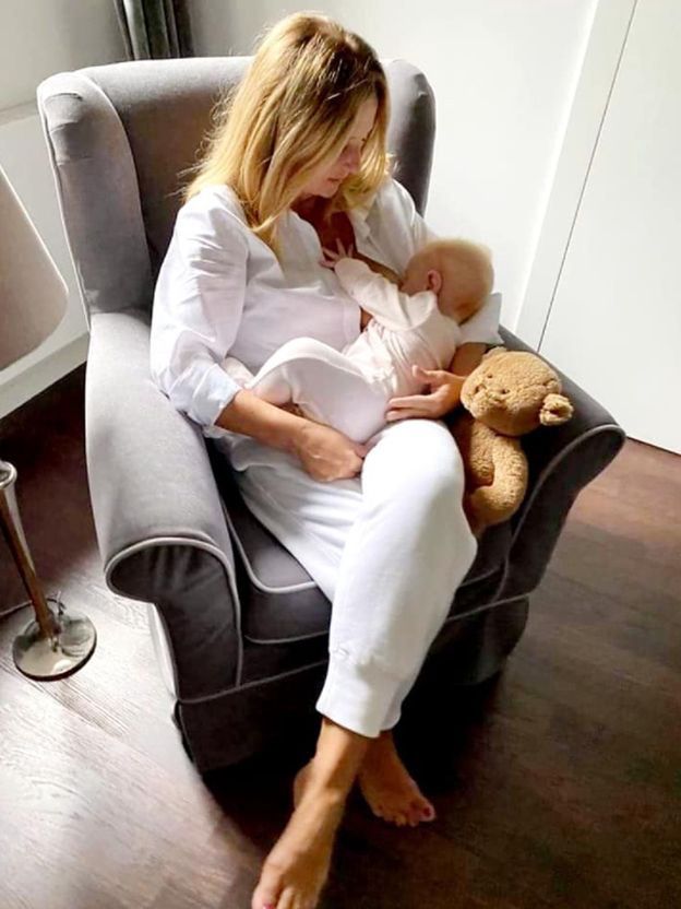 Joanna Kurska z córką Anią 