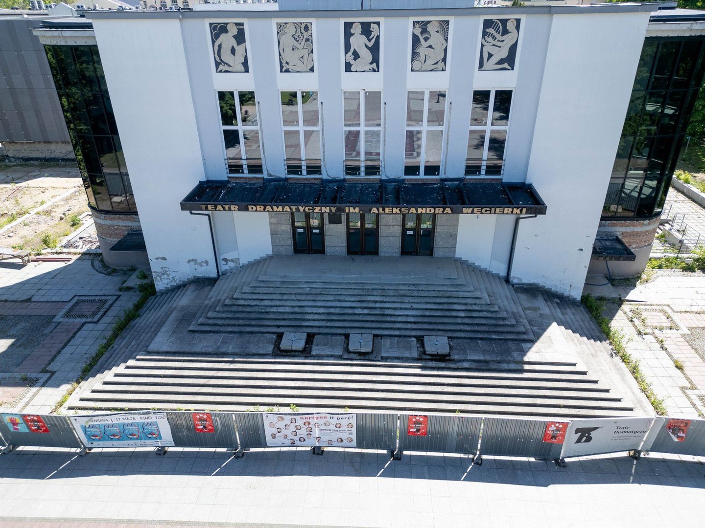 Teatr Dramatyczny w Białymstoku ciągle czeka na koniec remontu 