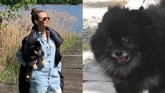 Odprężona Kinga Rusin praży się na Mazurach z Czarkiem Lisem pod pachą: "PRACA WRE na wielu polach"