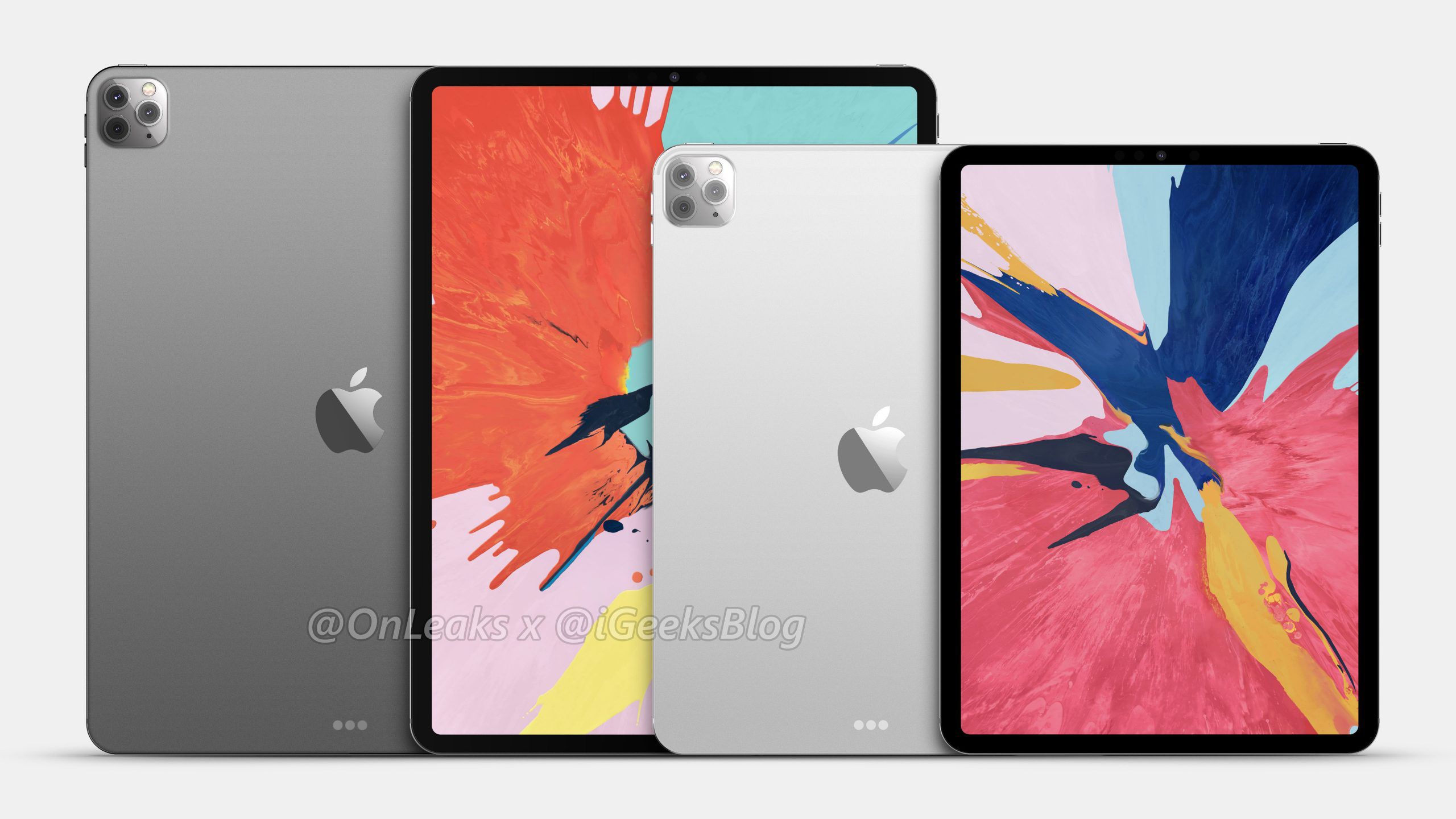 iPad Pro 2020 z potrójnym aparatem. Wycieka wygląd 2
