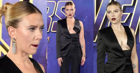 Scarlett Johansson promuje "Avengersów" odsłoniętą piersią