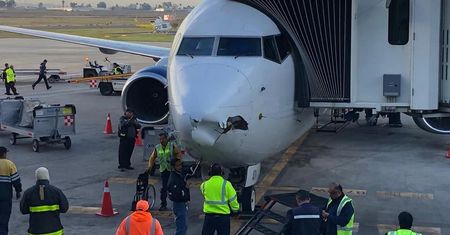 Dron mógł być przyczyną poważnego uszkodzenia Boeinga 737