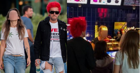 Michał Wiśniewski zabrał NOWĄ DZIEWCZYNĘ do kina z dziećmi jej i swoimi (FOTO)