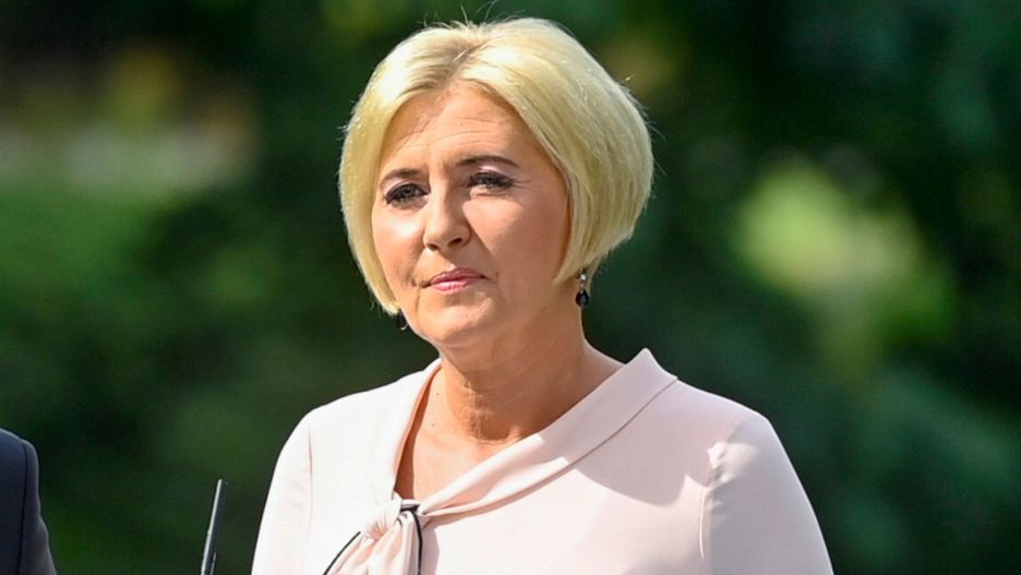 Agata Duda zaryzykowała z kolorem sukienki