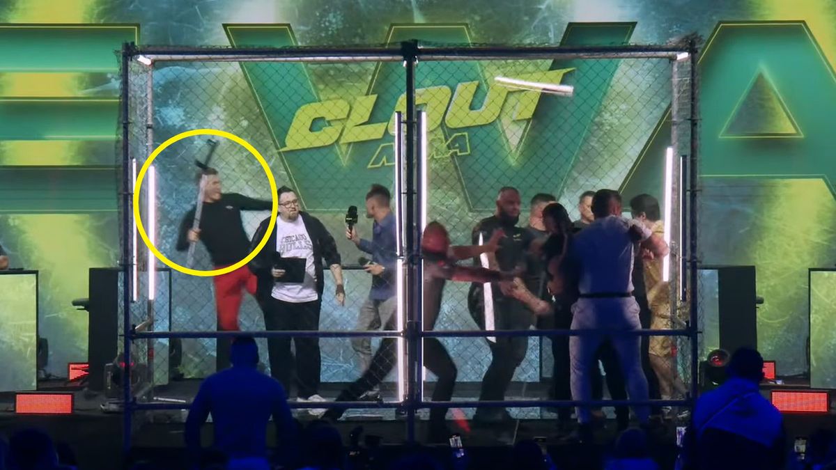 Awantura na  konferencji Clout MMA