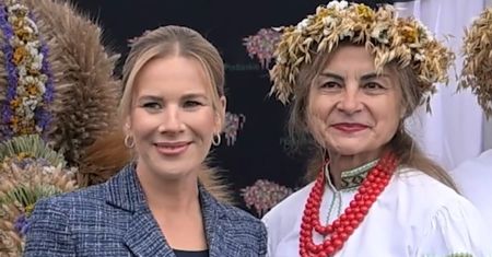 Pierwsza Dama na dożynkach. Tak wyglądała Marta Nawrocka