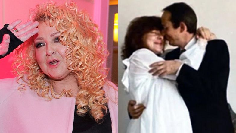 Magda Gessler na swoim ślubie