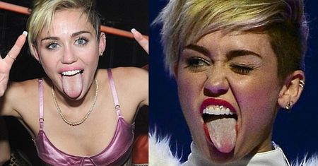 Dlaczego język Miley jest biały? "Alkohol, narkotyki, BULIMIA"...