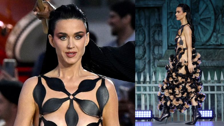 Katy Perry sprawdza się w roli modelki na imprezie "Vogue'a" w Paryżu. Postawiła na wyjątkowo WYCIĘTĄ kreację (ZDJĘCIA)