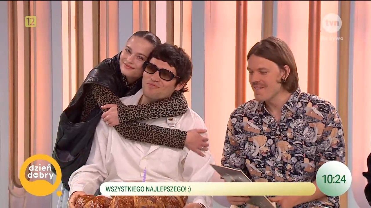 Kasia Sawczuk uraczyła ukochanego wielkim croissantem