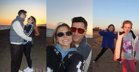 Anna Lewandowska prezentuje rodzinne chwile na plaży. Uroczy widok? (ZDJĘCIA)