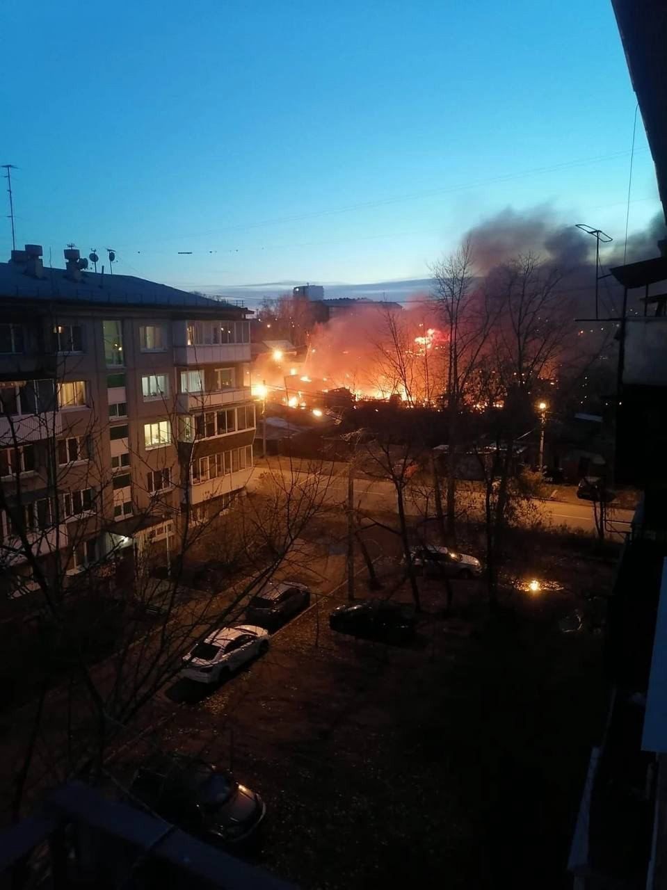 Kolejna katastrofa lotnicza w Rosji. Myśliwiec spadł na blok w Irkucku