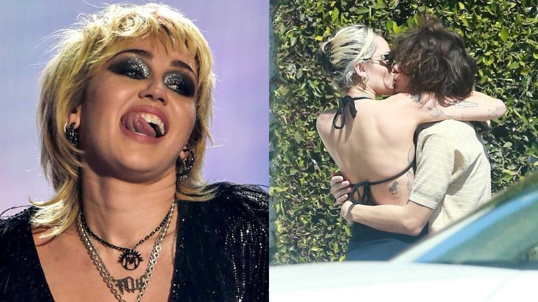 Miley Cyrus CAŁUJE SIĘ na środku ulicy z młodszym o sześć lat ukochanym! (ZDJĘCIA)