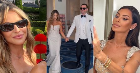 Gwiazdy zmierzają na drugi dzień urodzin polskiego miliardera: eleganccy Majdanowie, połyskująca Lewandowska, Krzysztof Piątek z żoną... (ZDJĘCIA)