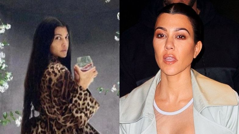 Kourtney Kardashian TEŻ USUNĘŁA zdjęcie przez wpadkę z Photoshopem. Celebrytka powiększyła sobie POŚLADKI! "To musi być żart" (FOTO)