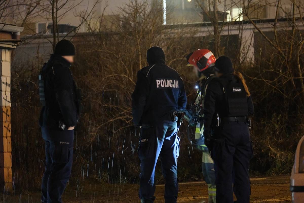 Pożar garażu przy ul. Puławskiej w Lublinie