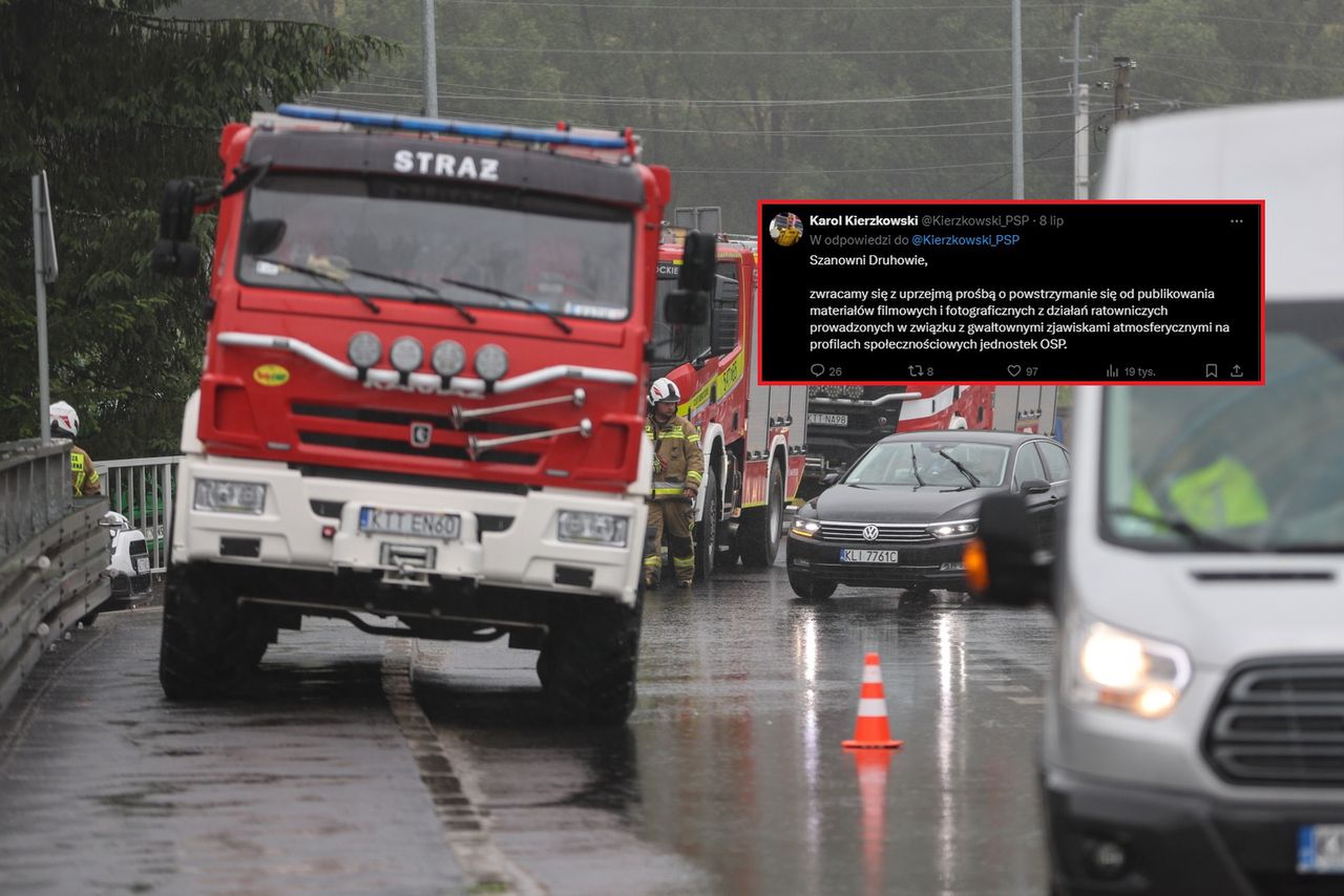 Fake news krąży wśród strażaków. Rzecznik wyjaśnia
