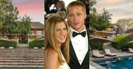 Były dom Jennifer Aniston i Brada Pitta został wystawiony na sprzedaż! Za równowartość 213 MILIONÓW złotych... (ZDJĘCIA)