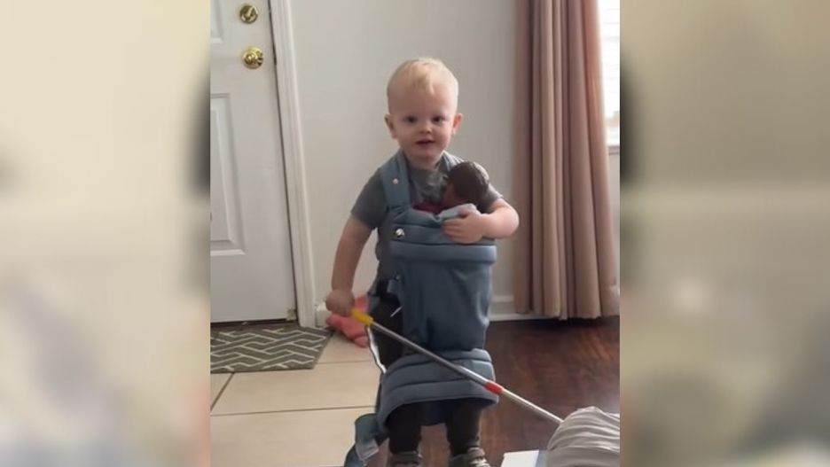 Nagranie z maluchem hitem sieci