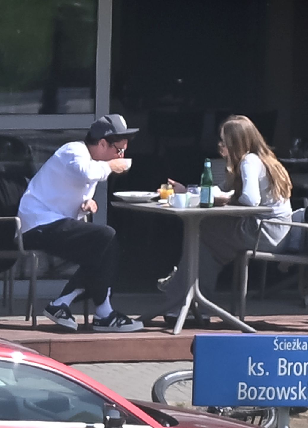 Kuba Wojewódzki i Żaneta Rosińska sfotografowani w restauracji
