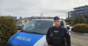 Policjant po służbie ruszył z pomocą potrąconemu mężczyźnie