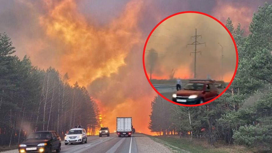 Ogromne pożary w Rosji. Ogień trwa wsie, lasy i pola