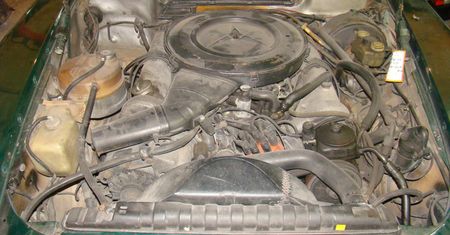 Mercedes 450 SL (R107) - silnik M117