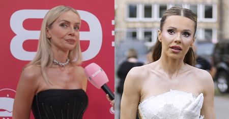 Agnieszka Woźniak-Starak zamieniła z Dodą dwa słowa w Opolu: "Stałyśmy razem za sceną" (WIDEO)