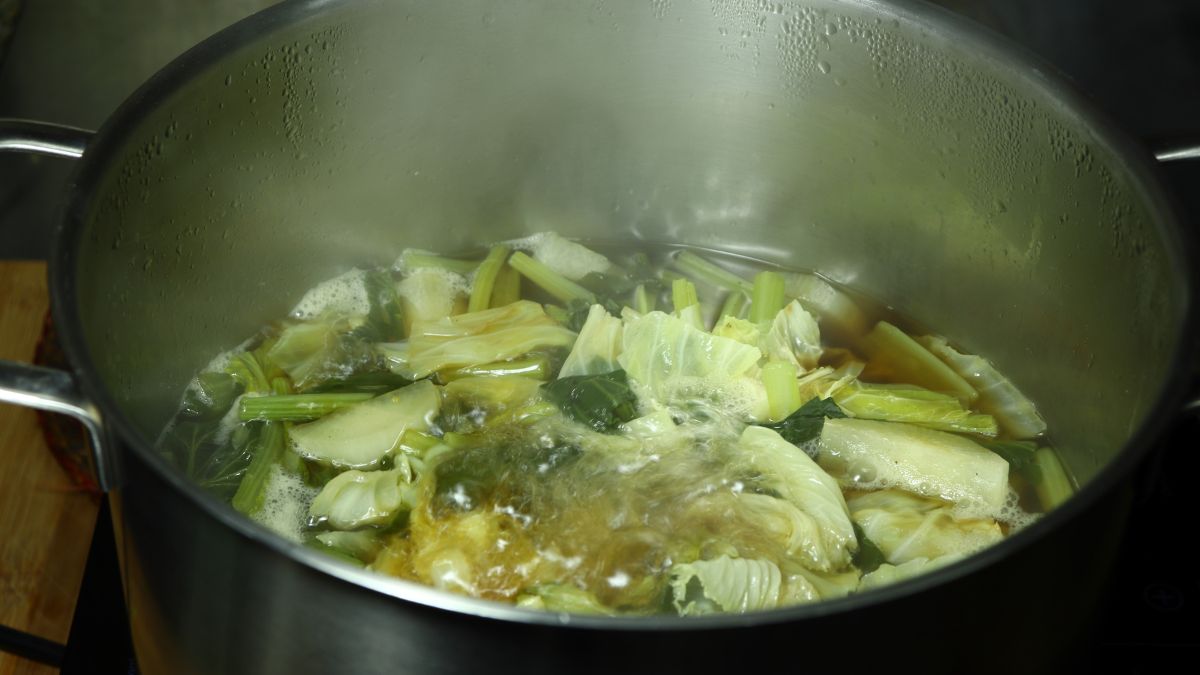 Oberiba, czyli śląska zupa z kalarepki.