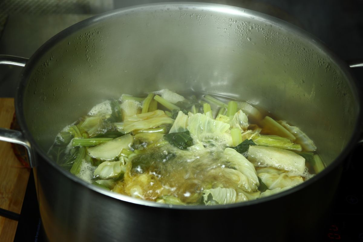 Oberiba, czyli śląska zupa z kalarepki.