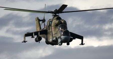 Rosjanie stracili śmigłowiec Mi-24. Mówi się o przypadkowym zestrzeleniu