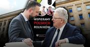 Koniczyna na ulotce dla rolników. Według ministerstwa to "symbol szczęścia", a nie promocja PSL