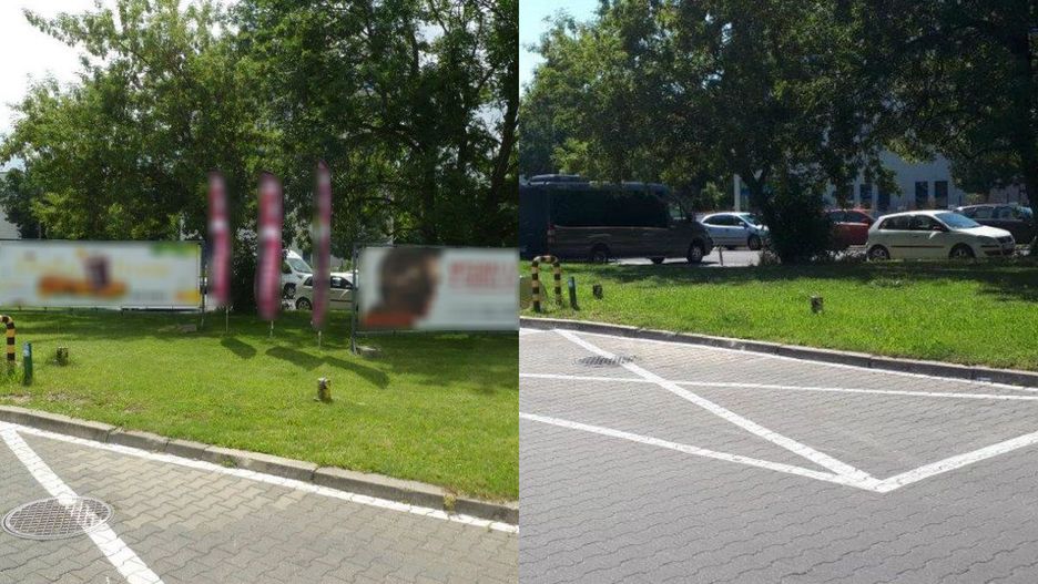 Warszawa. ZDM usuwa nielegalne reklamy (fot. Zarząd Dróg Miejskich)