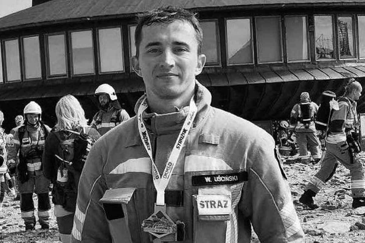 Żałoba w OSP Wiązowna. Zmarł młody strażak Wojciech Uściński