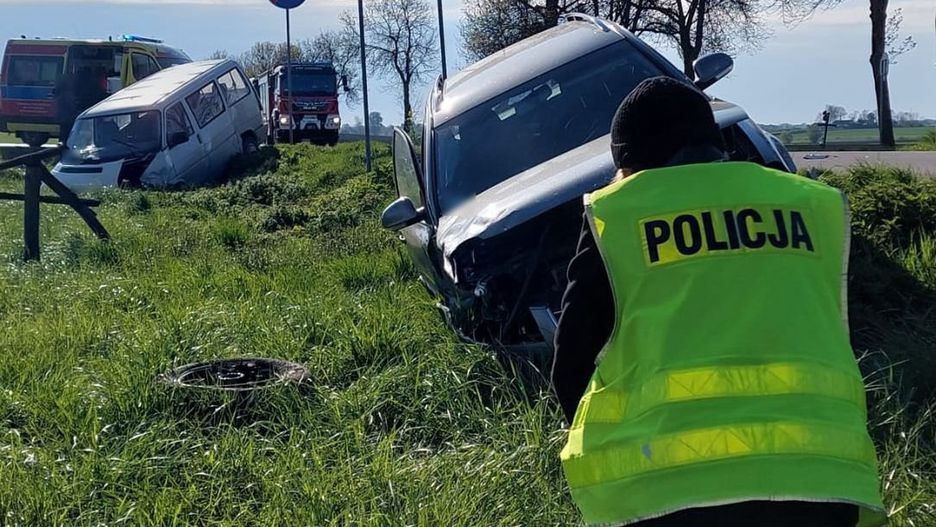 Zderzenie dwóch volkswagenów