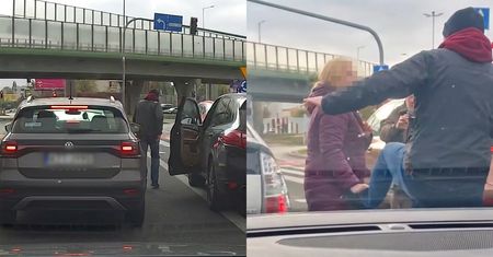 Wyszedł z auta i uderzył. Ekspert ostro o policji. "Zły nawyk"