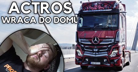 Mercedes Actros - ostatnią noc spędziłem w szoferce