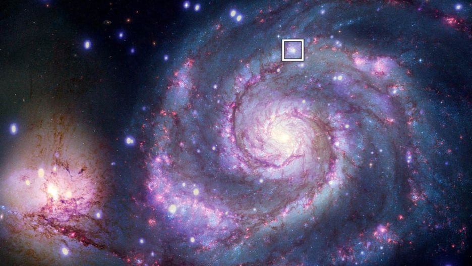 Hipotetyczna planeta M51-ULS-1 leży w galaktyce Wir.
