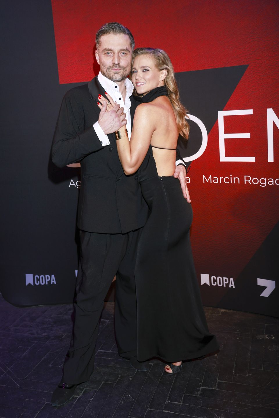 Agnieszka Kaczorowska i Marcin Rogacewicz