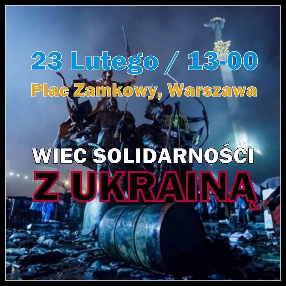 Wiec solidarności z Ukrainą!