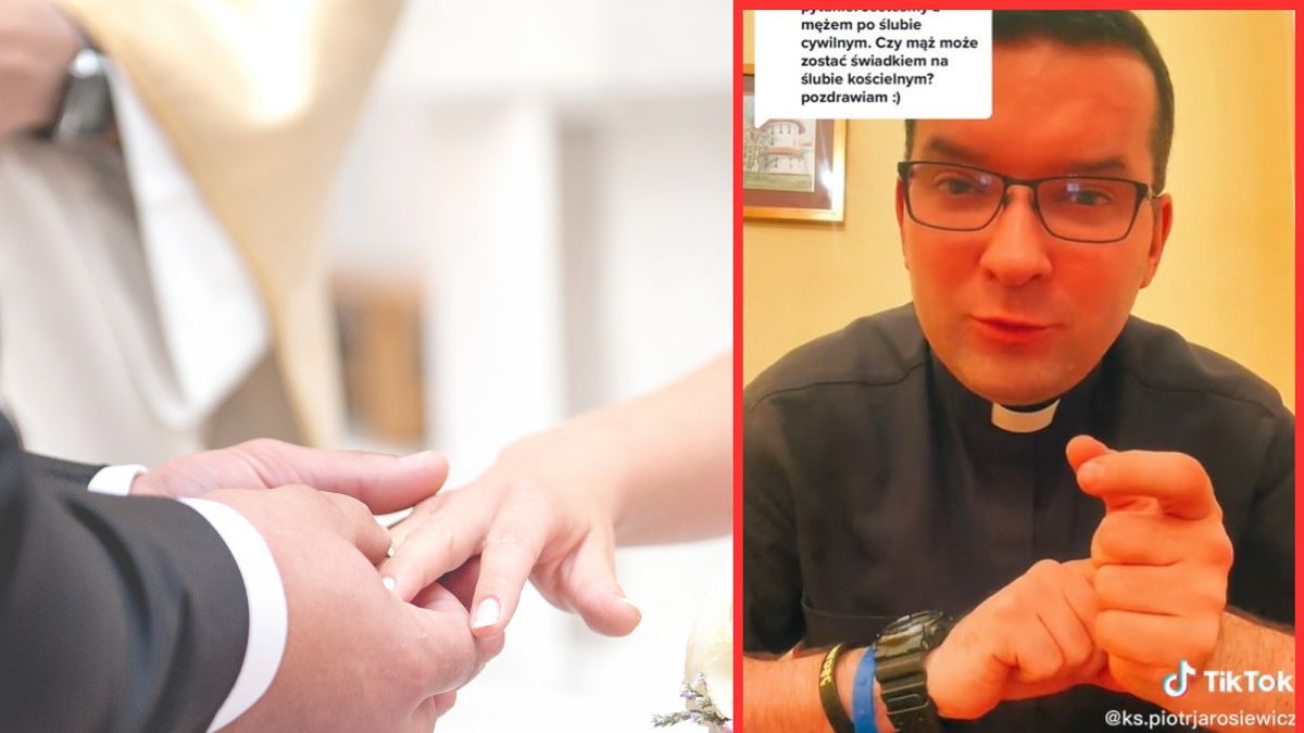 Kto może być świadkiem na ślubie kościelnym?  Ksiądz udzielił odpowiedzi.