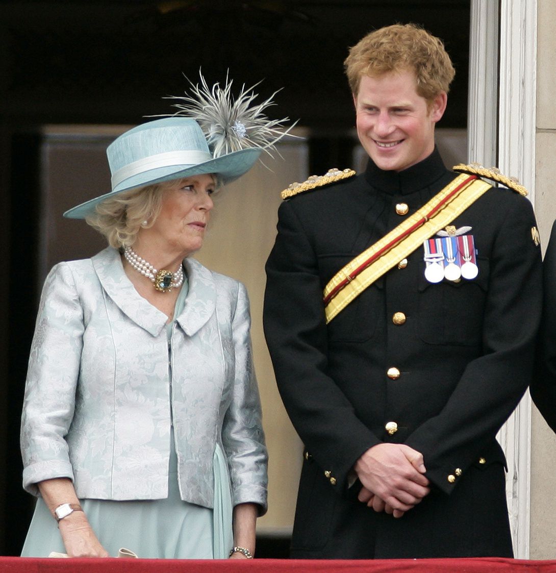 Książę Harry i królowa Camilla