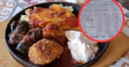 Obiad z widokiem jak z pocztówki. W Bośni zapłaciliśmy mniej niż w Chorwacji za pizzę