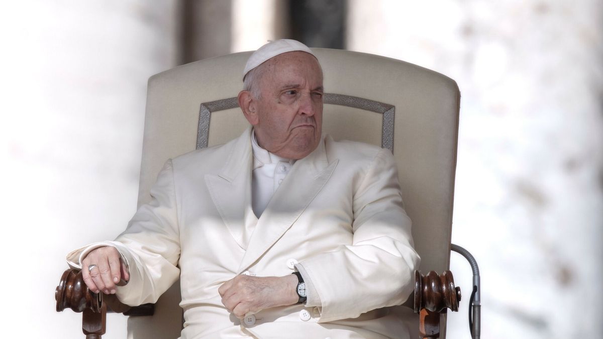 Papie? Franciszek podczas audiencji generalnej
Editorial Use Only
Mandatory Credit: Photo by Maria Grazia Picciarella/Shutterstock (13878809w)
Pope Francis during his weekly general audience in St. Peter's square at the Vatican
Pope Francis' weekly general audience, St. Peter's square, vatican city, Vatican - 19 Apr 2023
Maria Grazia Picciarella/Shutterstock