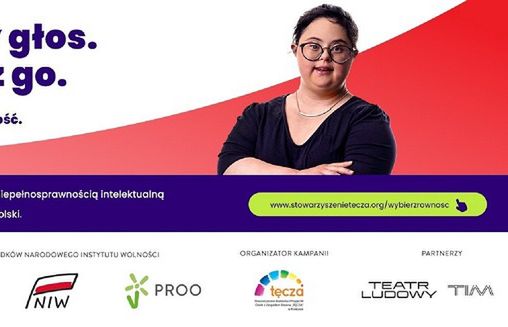 Ruszyła kampania na rzecz osób z niepełnosprawnością intelektualną